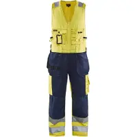 Blakläder High Vis Kombihose 2653 1804 in div. Farben, Farbe:gelb/marineblau, Größe:56
