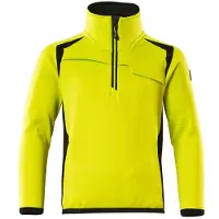 Mascot Fleecepullover für Kinder ACCELERATE SAFE Hi-vis Rot / Schwarzblau 140 - 19903-316-22210-140 - Hi-vis Rot / Schwarzblau