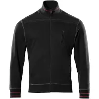 Mascot Chania Sweatshirt mit Reißverschluss FRONTLINE Schwarz Schwarz 3XL - 50353-834-09-3XL - Schwarz