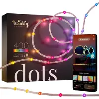 Twinkly TWD400STP-TEU, Universalstreifenleuchte, Ambiente, Drinnen, Durchscheinend, IP20, Multi