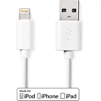 Nedis CCGL39300WT20 Lightning-Kabel Apple 8-Pin auf USB-A Stecker 2 m PVC Weiß