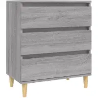vidaXL Sideboard Grau Sonoma 60x35x70 cm Holzwerkstoff