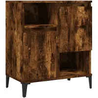 vidaXL Sideboard Räuchereiche 60x35x70 cm Holzwerkstoff