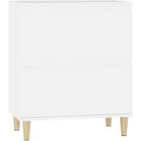 vidaXL Sideboard Weiß 60x35x70 cm Holzwerkstoff