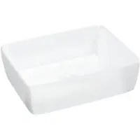 vidaXL Waschbecken Weiß 48x37x13 cm Keramik Rechteckig
