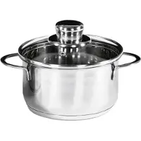 Kruger Saturn Fleischtopf, Für alle Herdarten geeignet, außer Induktion, Größe: 14 cm, Volumen: 1000 ml