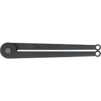 Ks Tools Zweilochmutterndreher, verstellbar, 161 mm - 150.3208