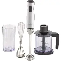 Caso HB 1000, Pürierstab, 1000 W, Schwarz, Edelstahl, Transparent