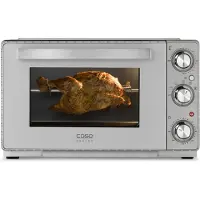 Caso 2977 TO 26 SilverStyle Mini-Backofen 1500W stufenlose Regulierung Umluft