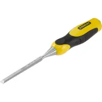 Stanley DynaGrip Stechbeitel, Griffmeißel, Querschneide, Stahl, Schwarz, Gelb, Ergonomisch, 8 mm
