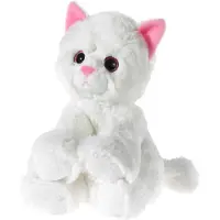 Heunec MISANIMO Glitter-Kitty Babykatze weiß Größe 24 cm