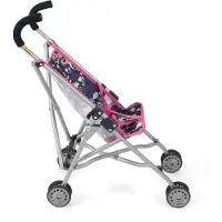 Bayer Puppenbuggy CHIC2000 "Roma, Mini-Buggy", blau (einhorn), Puppenwagen, KinderB:29cm H:57cm T:50cm, Kunststoff, Metall, Stoff, Puppenbuggy, B:29cm H:57cm T:50cm