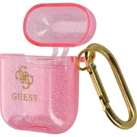 GUESS GUA2UCG4GP AirPods 1/2 Cover Pink/Pink Glitter Kollektion