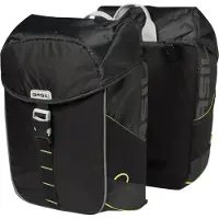 Basil Miles, Hinten, Fahrradtasche, Polyester, Schwarz, 34 l, 10 kg
