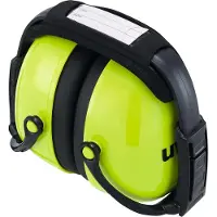 Uvex Kapselgehörschutz K2, Memory-Schaum, SNR 31 dB, EN 352-1, faltbares & gepolstertes Kopfband, neonlime