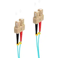 Shiverpeaks Duplex Patchkabel SC/SC 50/125µ OM3 aqua 1m