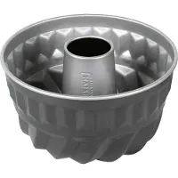 Kaiser 2300659640, Pudding-Form, Rund, Stahl, 1,95 l, Schwarz, 22 cm