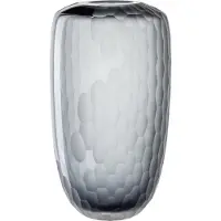 Leonardo Tischvase "Dekovase BELLAGIO", grau (anthrazit), H:37cm Ø:20,8cm, Glas, Vasen, Tischvase, aus Glas, anthrazitfarben, handgefertigt