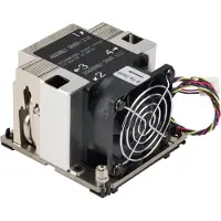 Supermicro SNK-P0068AP4, Luftkühlung, 6 cm, 8400 RPM, Schwarz, Nickel
