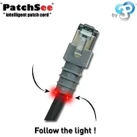 PatchSee Cat6 FTP 4.9m, 4,9 m, Cat6, Schwarz