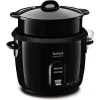 Tefal Reiskocher "RK1038 New Classic", schwarz, B:31cm H:30,37cm T:31,62cm, Reiskocher, 2 Programme, 5 L Kapazität, Warmhaltefunktion, Dampfgarfunktion, Reiskocher