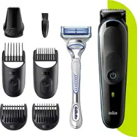 Braun All-in-one MGK3342, Waschbar, Akku, Schwarz, Blau