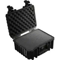 B&W Outdoor-Koffer Typ 3000 Schaumstoff Schwarz