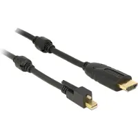 DeLOCK 83732, 5 m, Mini DisplayPort, HDMI, Stecker, Stecker, Gold