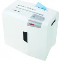 HSM Aktenvernichter shredstar X5, Sicherheitsstufe 4, Partikelschnitt 4,5 x 30 mm, 5 Blatt, weiß-silber