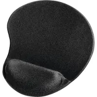 Ginza.se Mauspad "Mauspad ergonomisch "Ergo", Schwarz, für alle Mausarten", schwarz, B/H/L: 21,5cm x 2,1cm x 25,5cm, Mauspads, Mauspad