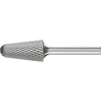 PFERD Hartmetall-Frässtift mit 6 mm Schaft, Rundkegelform KEL, Zahnung 4