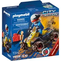 Playmobil City Action Offroad-Quad, Aktion/Abenteuer, 4 Jahr(e), Mehrfarbig, Kunststoff