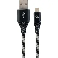 Gembird Cc-usb2b-ammbm-1m-bw Usb-a Auf Micro-usb-kabel