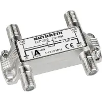 Kathrein EAD 02/G, 75 Ohm, 5 - 1218 MHz, Silber, Zink, 1 Stück(e), F