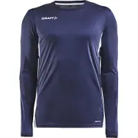 Craft Tennisshirt Pro Control Impact LS Tee M Navy White Herren-XXL