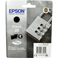 Epson Padlock 35 Vorhängeschloss DURABrite Ultra Single Black Tinte, Standardertrag, Schwarz, Tinte auf Pigmentbasis, 16,1 ml, 1 Stück(e), 900 Seiten