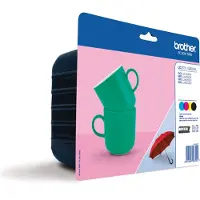 Brother LC-227XLVALBP, Schwarz, Cyan, Magenta, Gelb, 4 Stück(e), 1200 Seiten, 1200 Seiten, Multipack