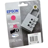Epson Padlock 35XL Vorhängeschloss DURABrite Ultra Single Magenta Tinte, High (L) Yield, Magenta, Tinte auf Pigmentbasis, 20,3 ml, 1 Stück(e), Einzelpackung
