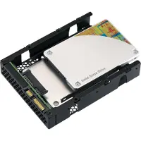 Qnap QDA-A2AR, HDD / SSD-Gehäuse, 2.5", Serial ATA III, 6 Gbit/s, Schwarz