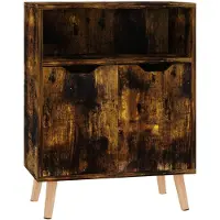 vidaXL Sideboard Räuchereiche 60x30x72 cm Holzwerkstoff