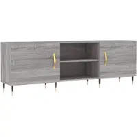 vidaXL TV-Schrank Grau Sonoma 150x30x50 cm Holzwerkstoff