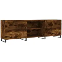 vidaXL TV-Schrank Räuchereiche 150x30x50 cm Holzwerkstoff