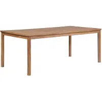 vidaXL Gartentisch 200x100x77 cm Massivholz Teak