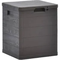 vidaXL Garten-Aufbewahrungsbox 90 L Braun