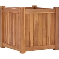 vidaXL Hochbeet 40x40x40 cm Massivholz Teak
