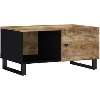 vidaXL Couchtisch 80x50x40 cm Massivholz Mango & Holzwerkstoff