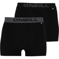 O'Neill Herren Boxershort Plain 2er Pack - Black (6969P) - XXL