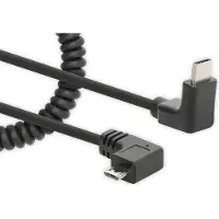 Manhattan 356244, 1 m, USB C, Micro-USB B, Schwarz