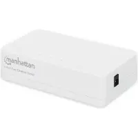 Manhattan 5-Port Fast Ethernet Switch, Kunststoffgehäuse, Desktop-Format, IEEE 802.3az (Energy Efficient Ethernet), Unmanaged, Fast Ethernet (10/100), Vollduplex