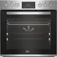 Beko Elektro-Herd-Set "BBUM12328X", Energieeffizienz: A, silber (edelstahlfarben), Herdsets, AeroPerfect – Gleichmäßige Heißluftverteilung für präzises Garen, Elektro-Herd-Set
